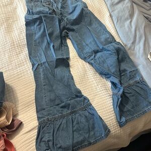 SHEIN Blue Flare Pants